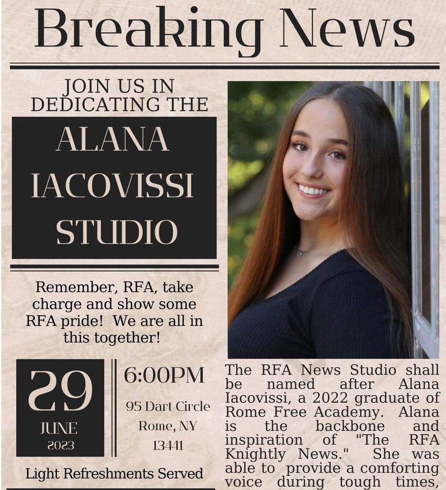 RFA News Studio Dedication