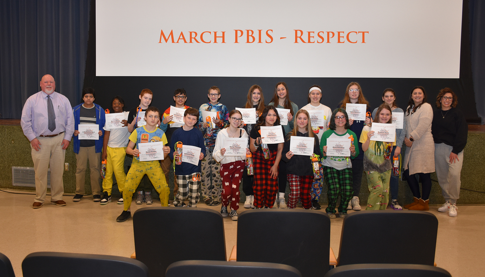 March PBIS Winners Demonstrate Respect 