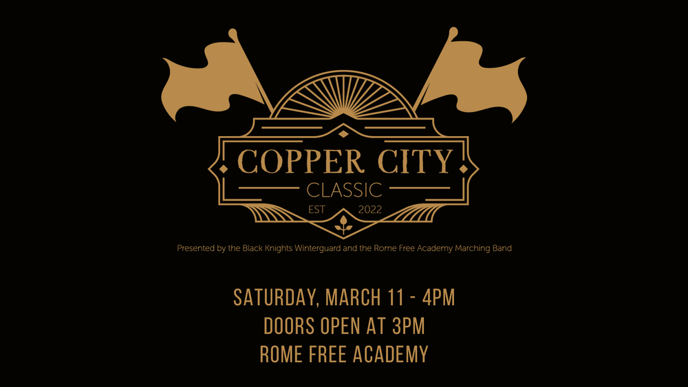 Copper City Classic Winterguard Show on Saturday, March 11