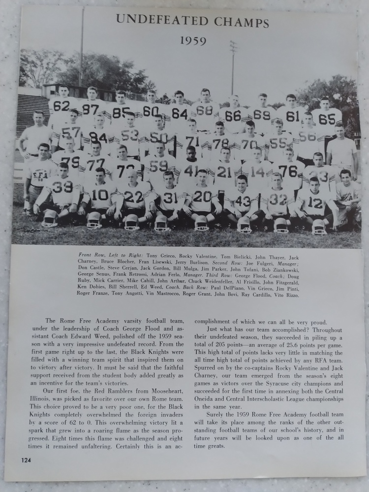 Yearbook Picture of 59 team