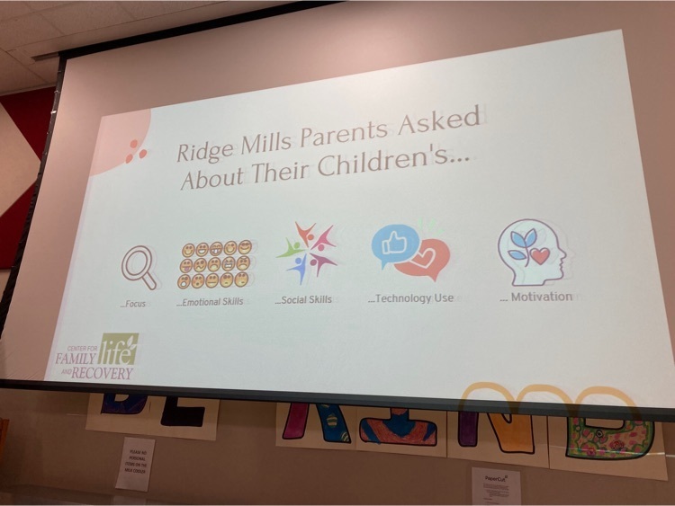 The CFLR presentation was based on feedback from parents about what they wanted to learn. 